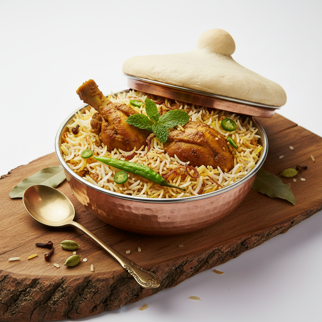 Chicken Dum Biryani - Full