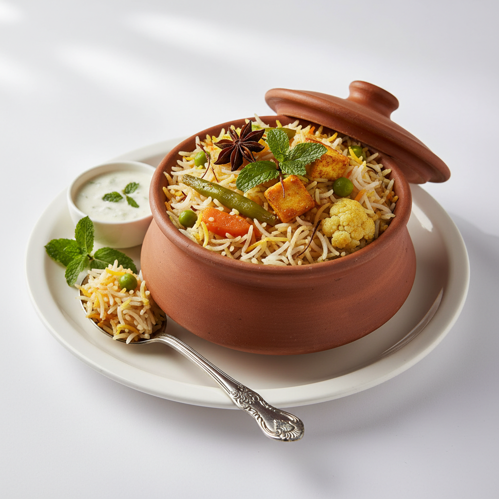 Veg. Pot Biryani - Single