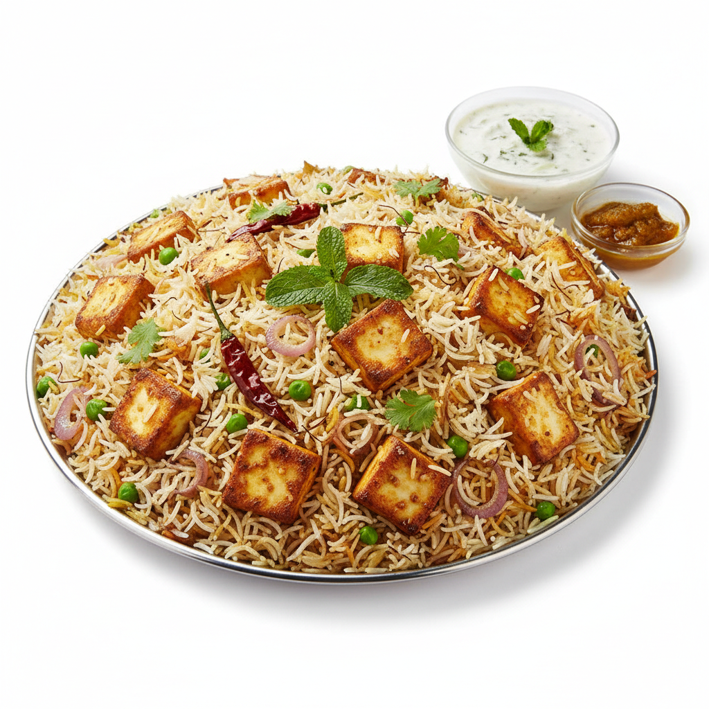 Panner Biryani - Full
