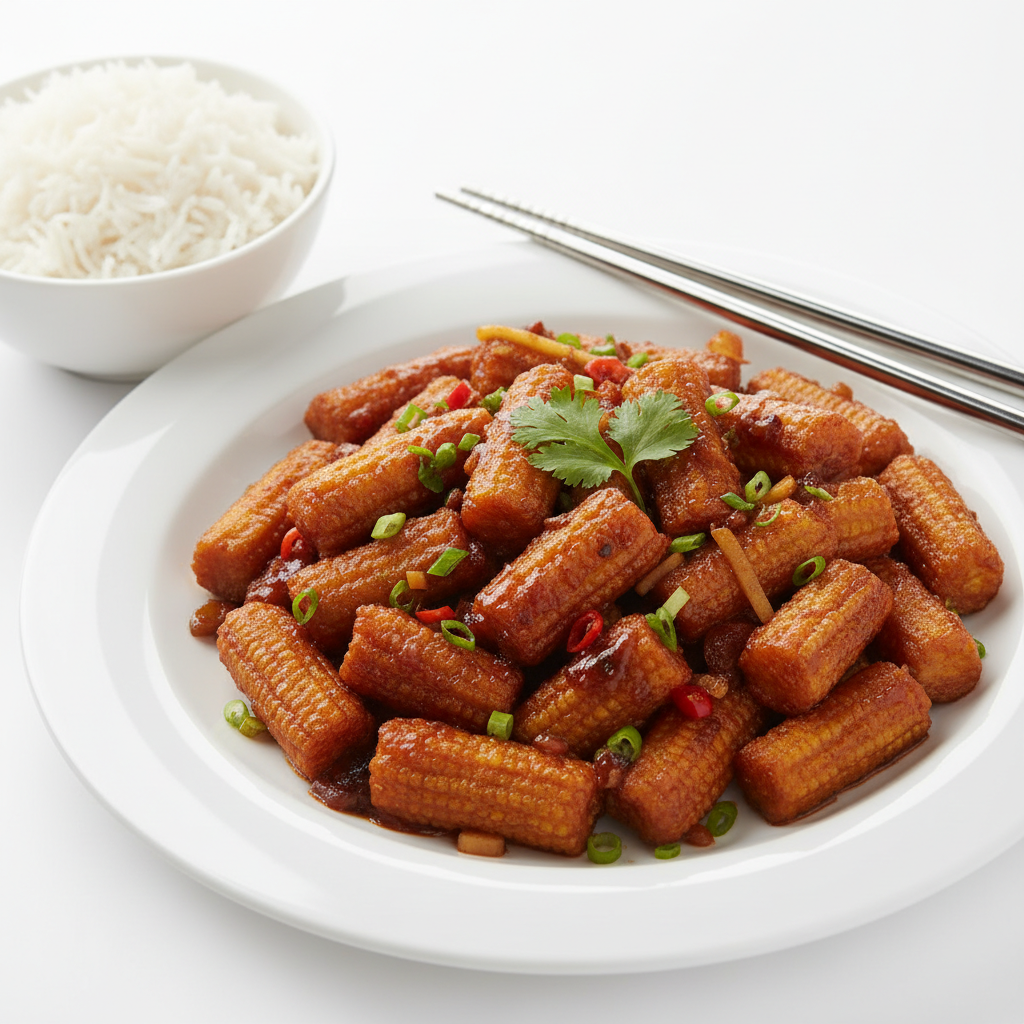 Baby Corn Manchurian