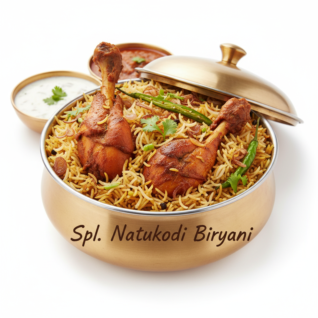Spl. Natukodi Biryani