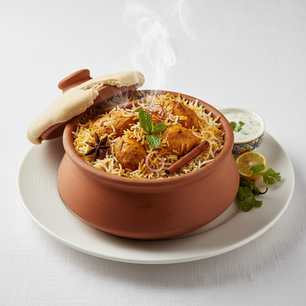Chicken Biryani Handi