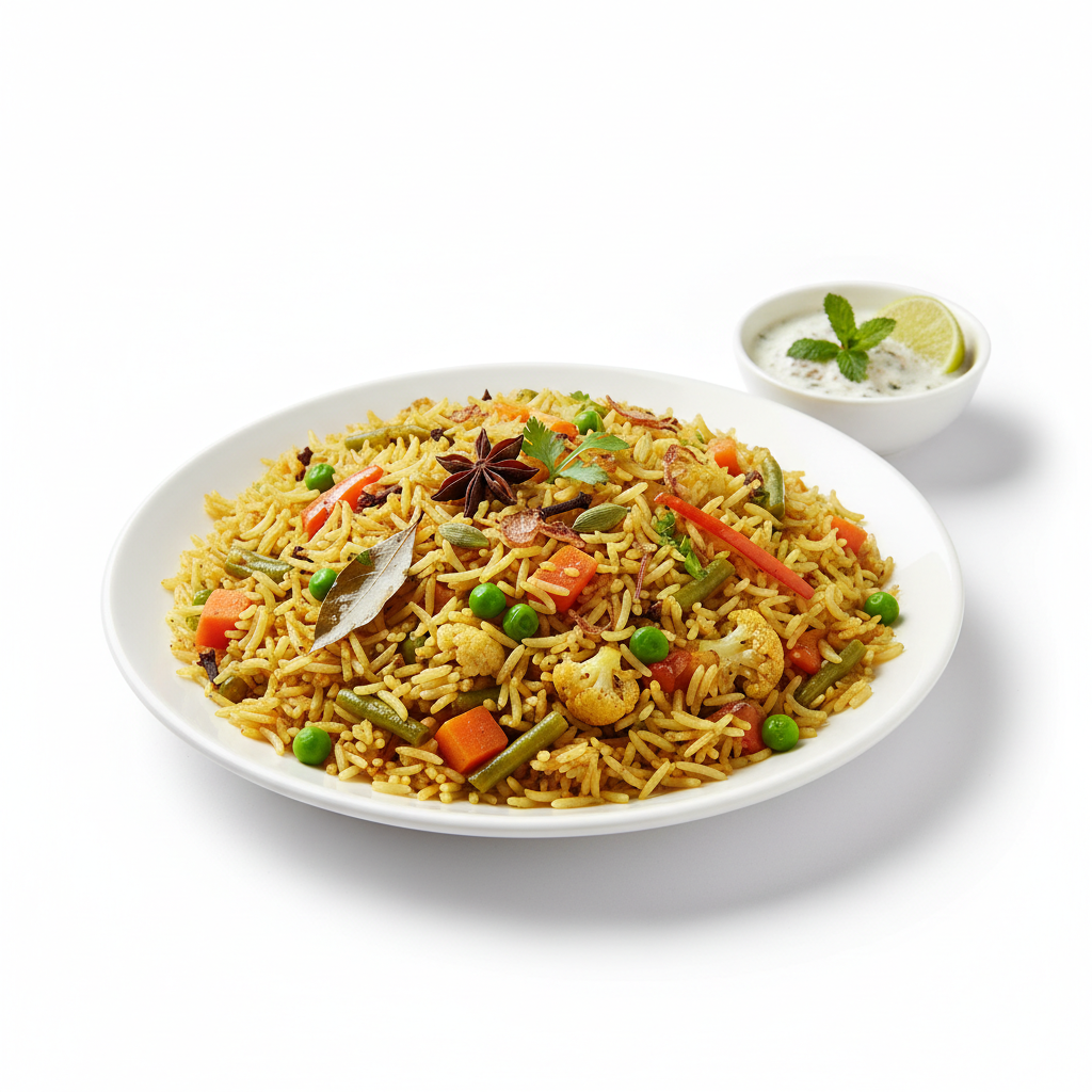 Mixed Veg. Pulao - Single