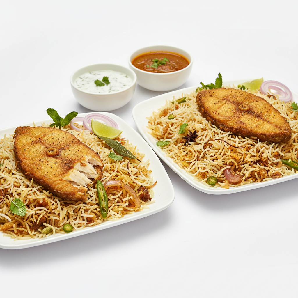 Fish Biriyani - Half