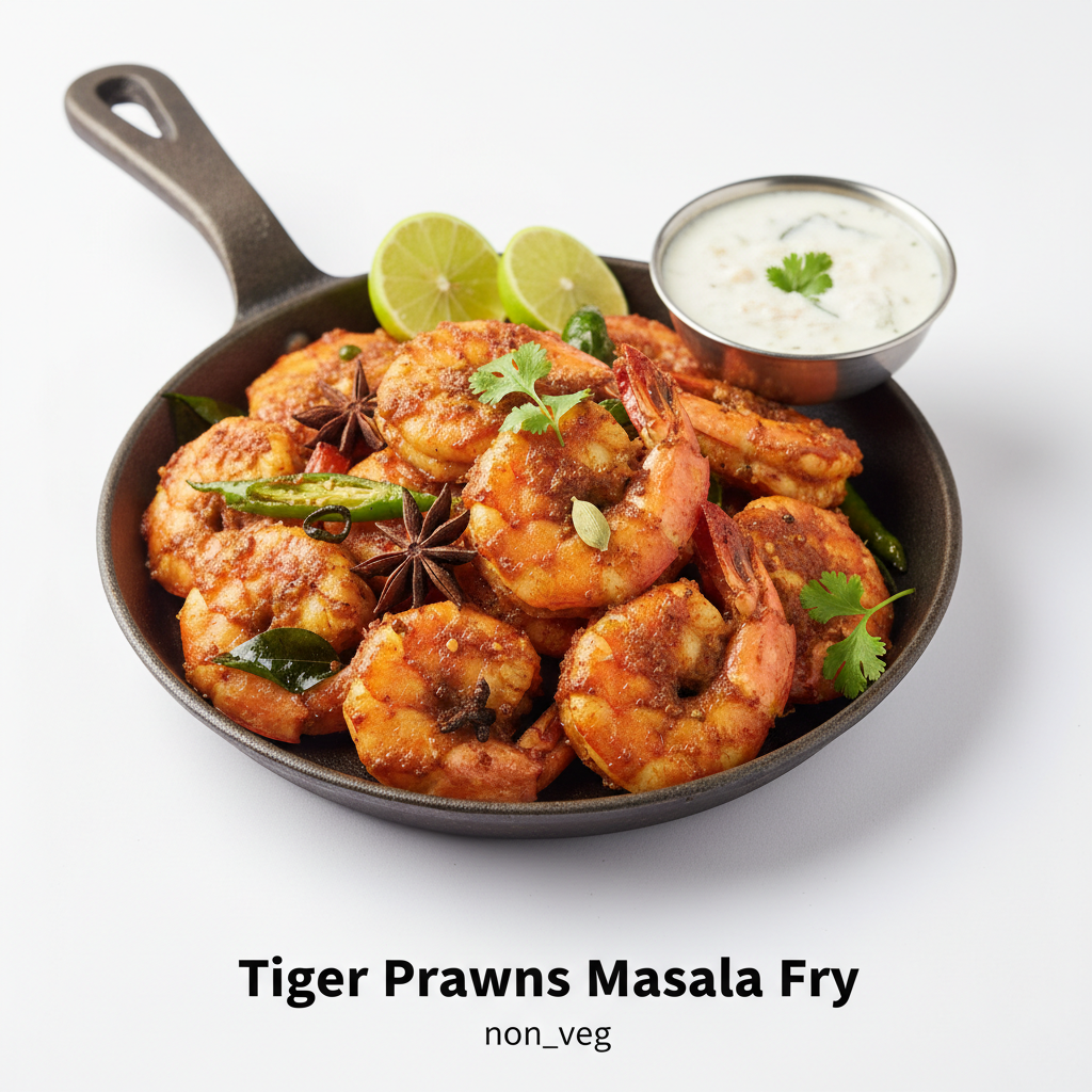 Tiger Prawns Masala Fry