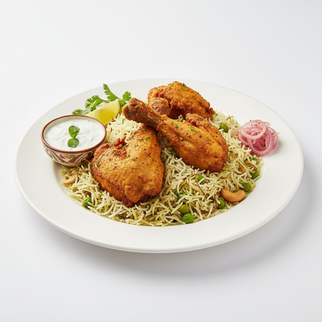 Chicken Fry Peace Pulao - Single