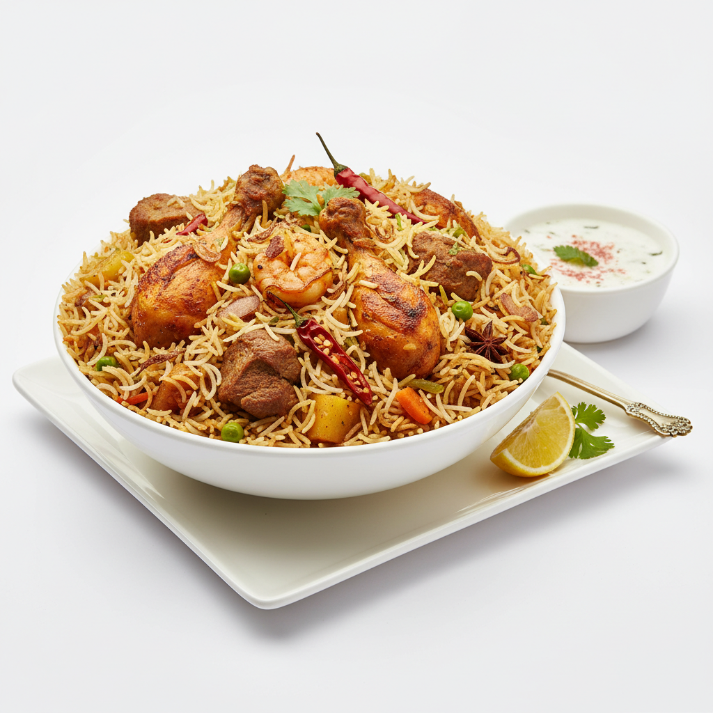 Mix Non Veg Pulao Full