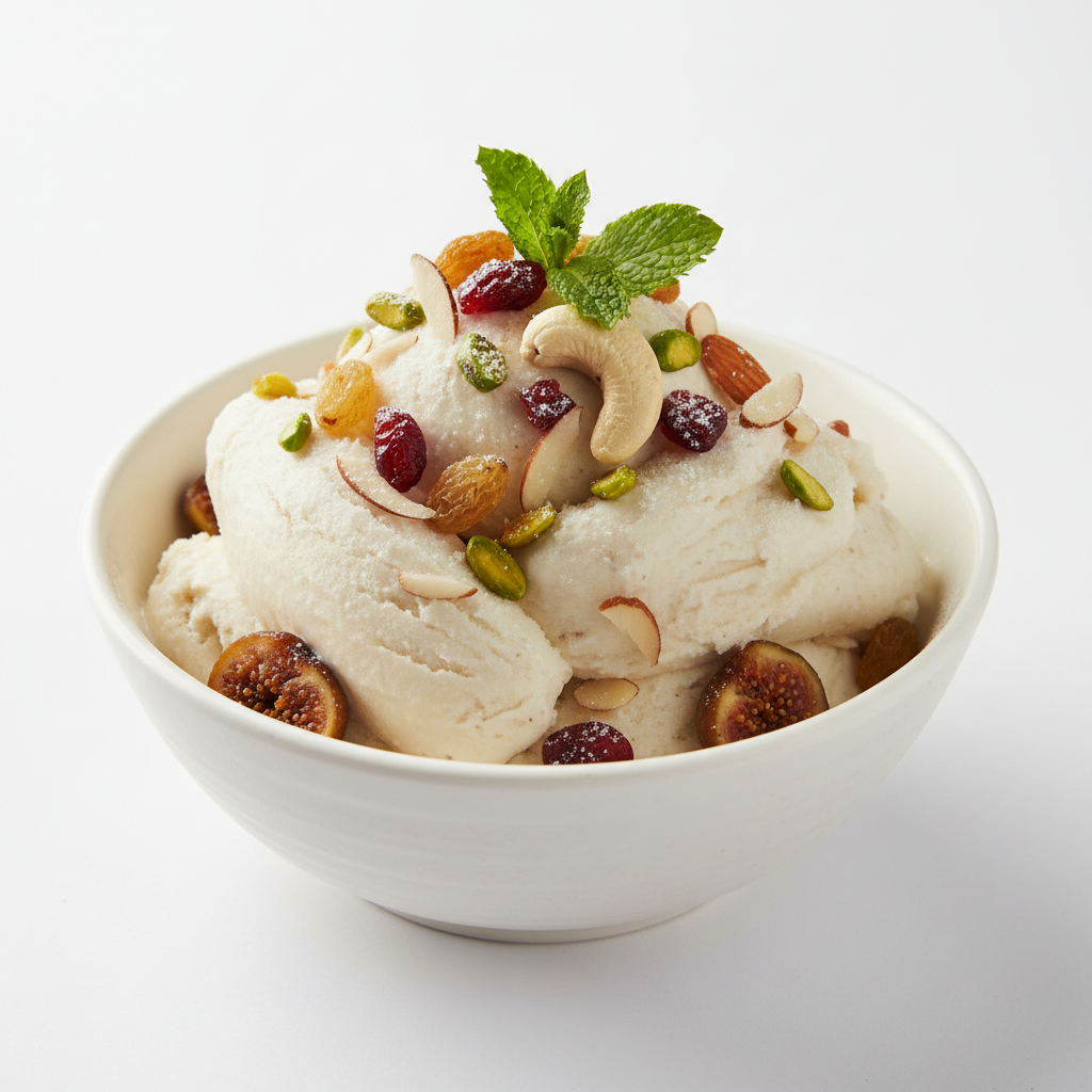 Putty Ice Cream With Dry Fruits