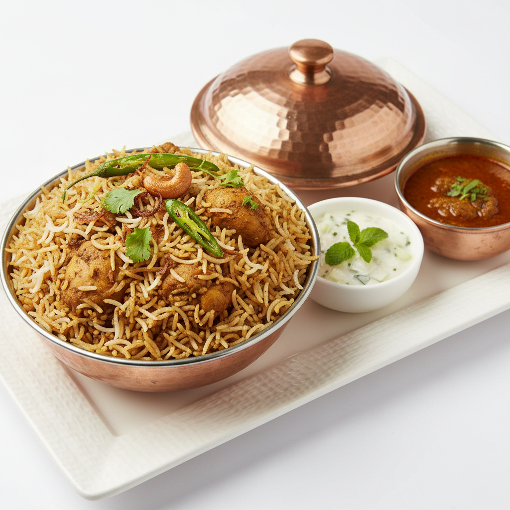 Chicken Ulavacharu Biryani - Single