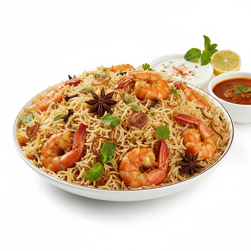Prawns Biryani Ll - Full