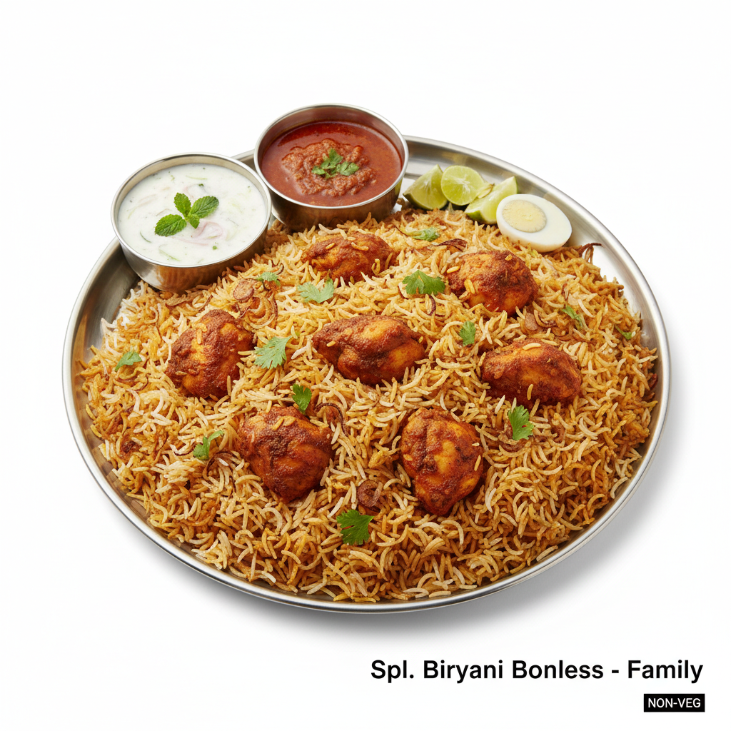Spl. Biryani Boneless - Family
