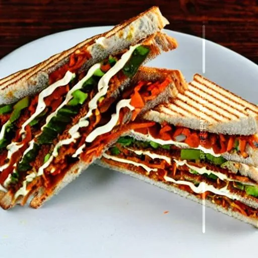 Veg Sandwich (Brown)