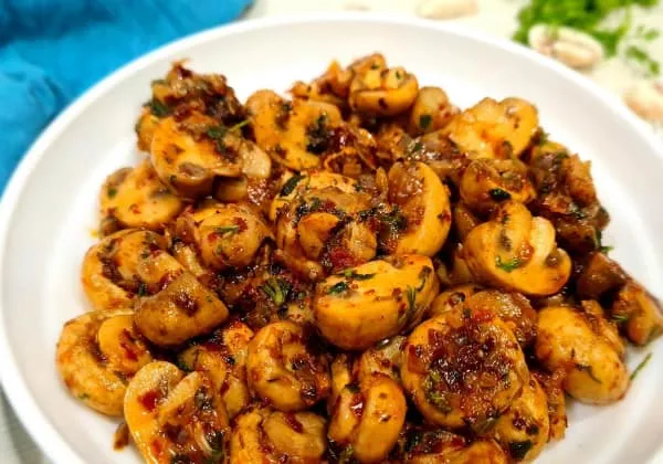 Gongura Fry Mushroom