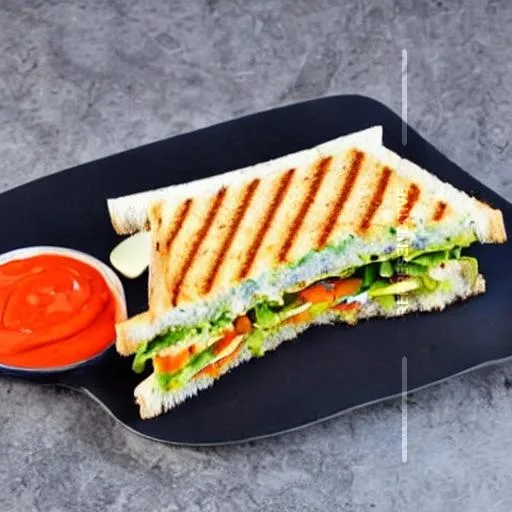 Veg Mayo Sandwich (White)