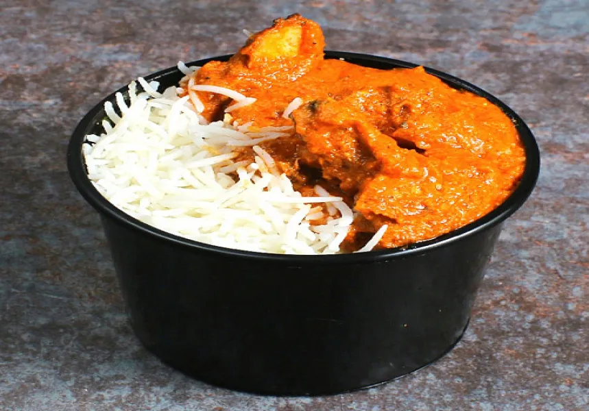 Butter Chicken Rice Bowl