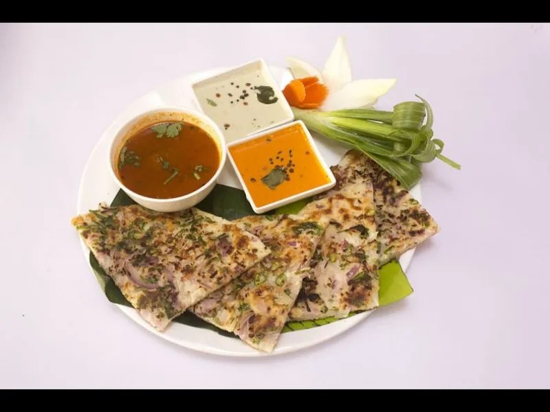 Cheese Onion Uttapam