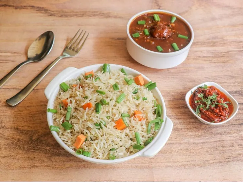 Veg Manchurian Rice