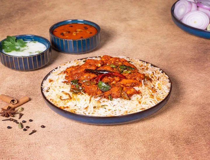 Chicken 65 Biryani(Boneless) - Family