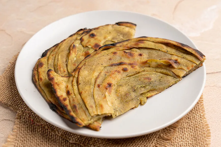 Pudina Paratha ( Wheat)
