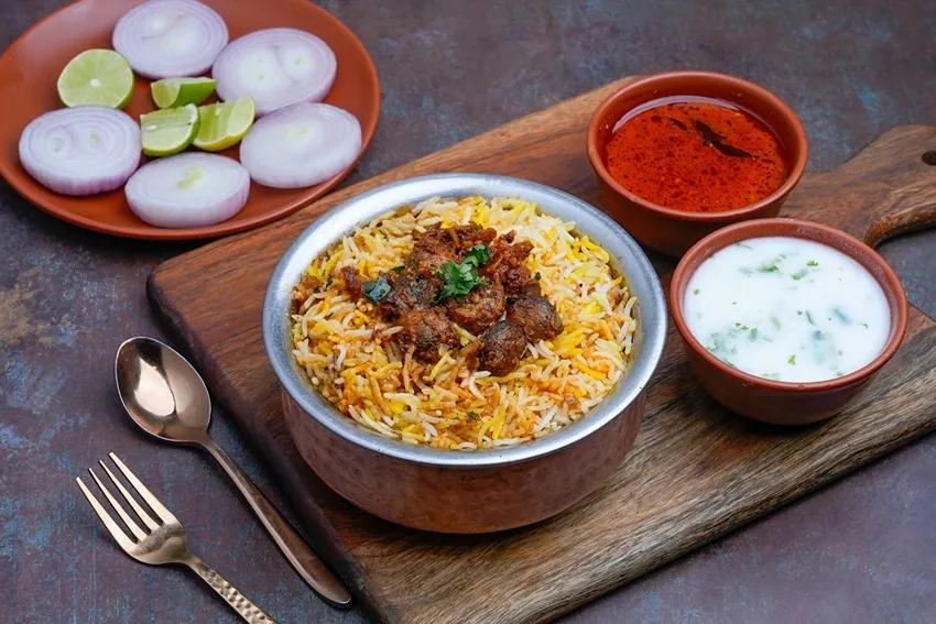 Mushroom Fry Biryani - Regular