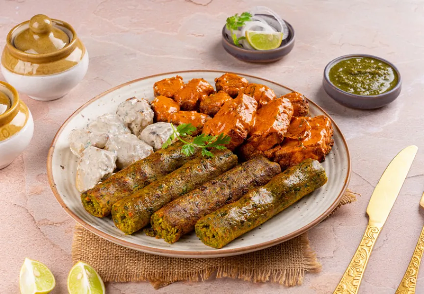 Vegetarian Kebab Platter ( 20 Pieces)