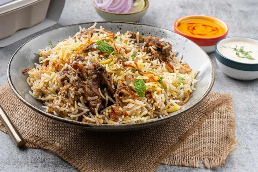 Zafrani Mutton Biryani ( Single)