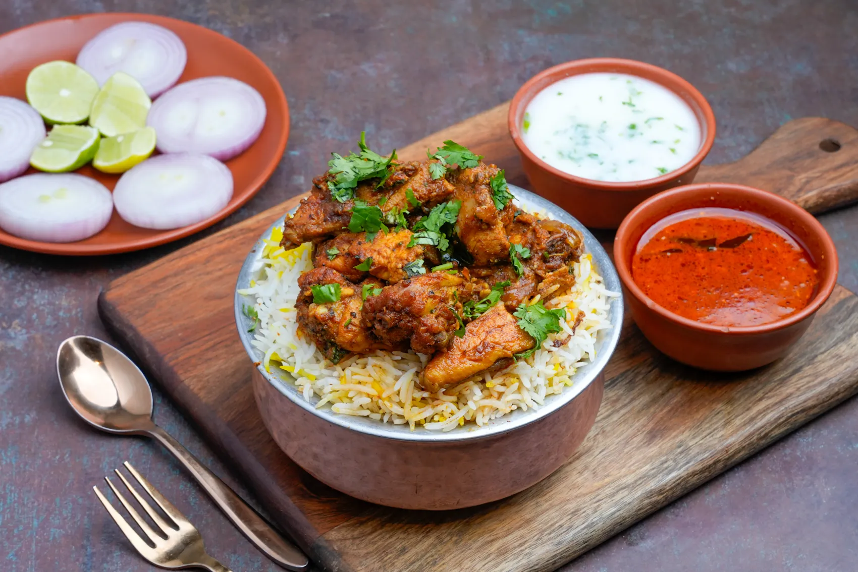 Chicken Fry Piece Biryani (Bone) - Regular