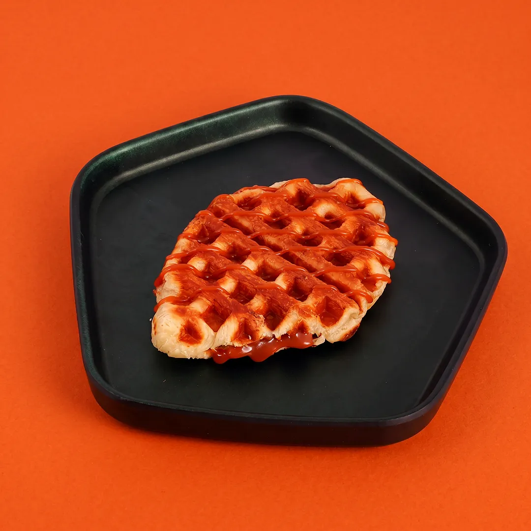 Crunchy Caramel Croffle
