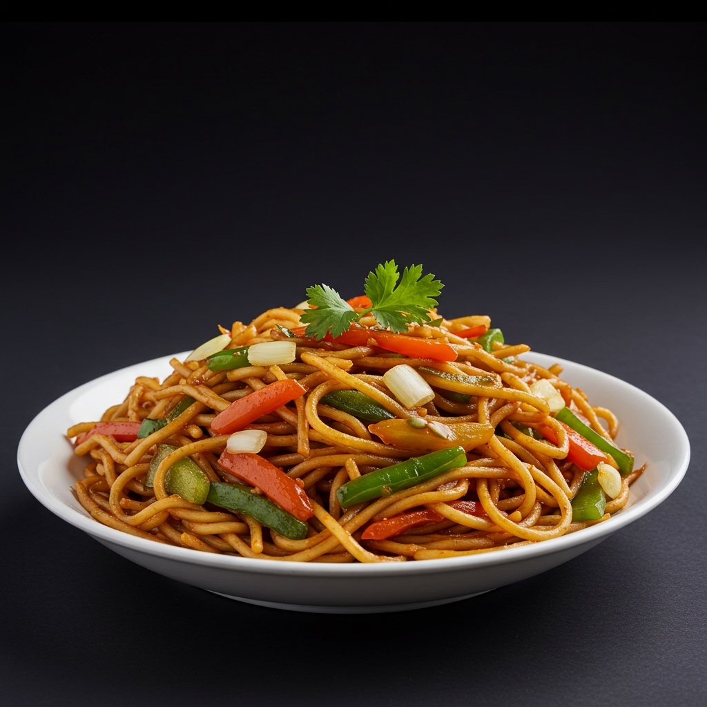 Manchurian Noodles Veg