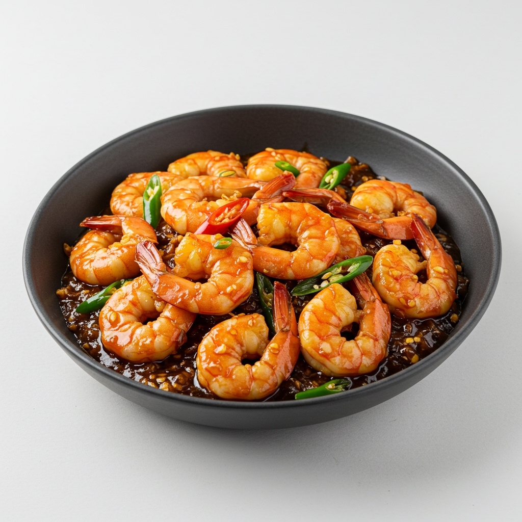 Oyster Chilly Prawns