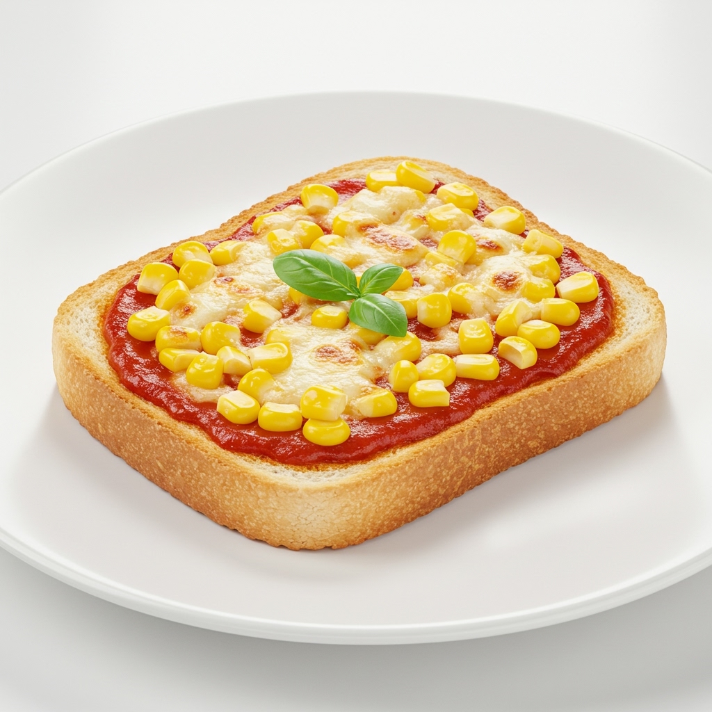 Corn Pizza Toast