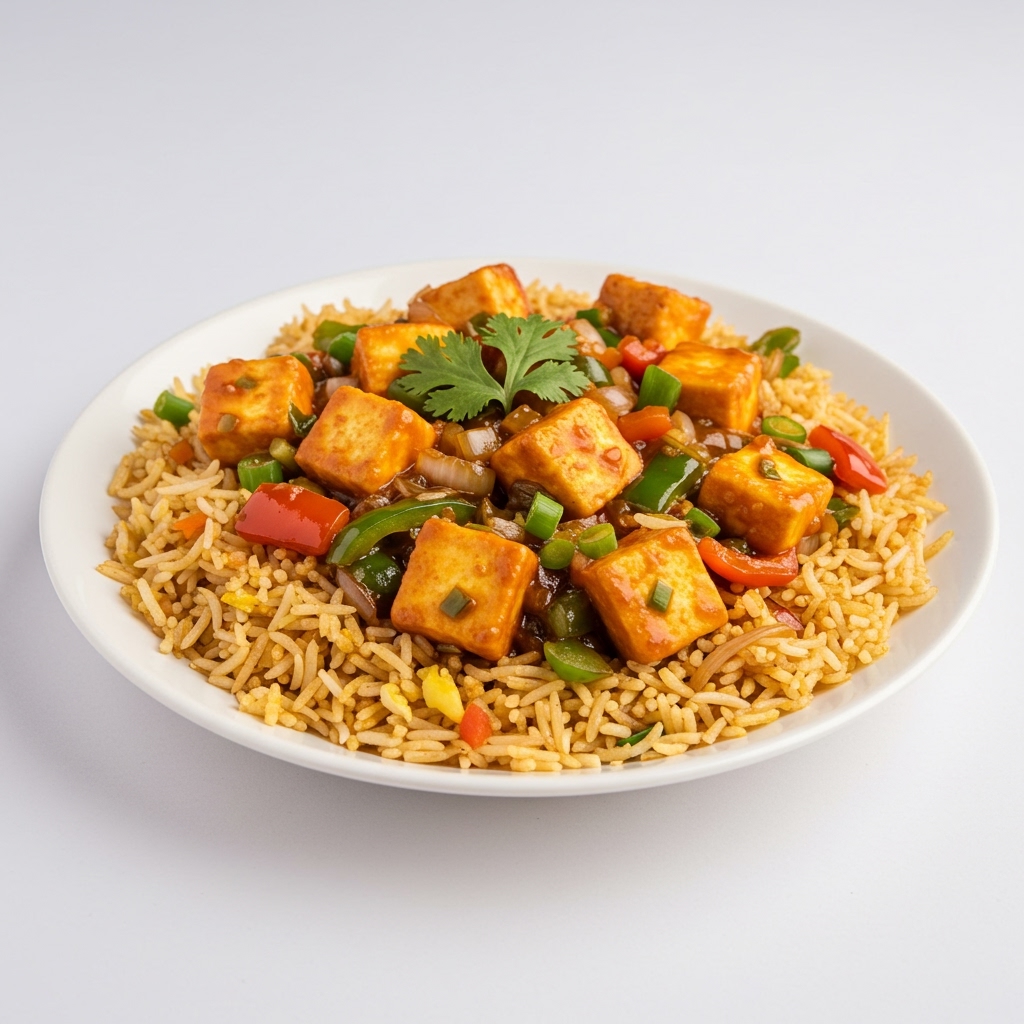 Paneer Manchurian Fried Rice