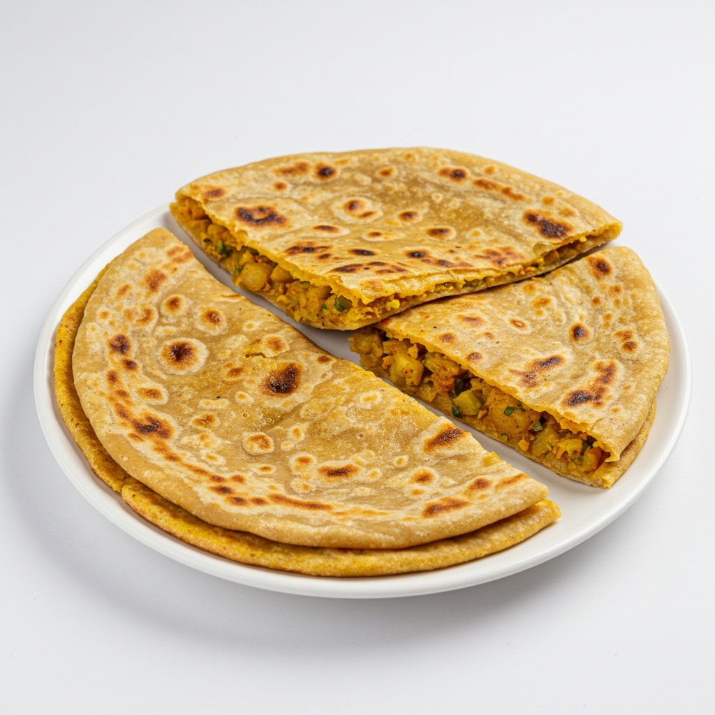 Stuff Paratha (Aloo, Gobi, Cheese)
