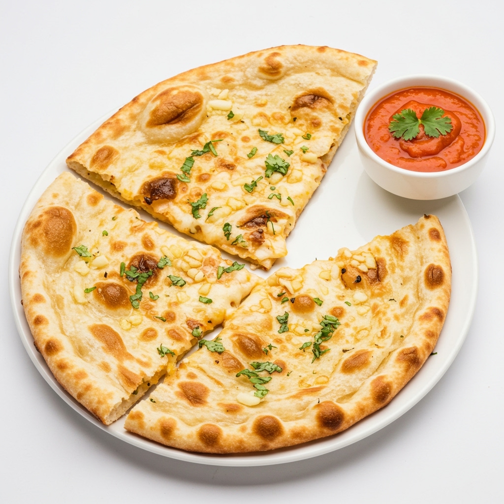 Cheese Chilly Garlic Naan