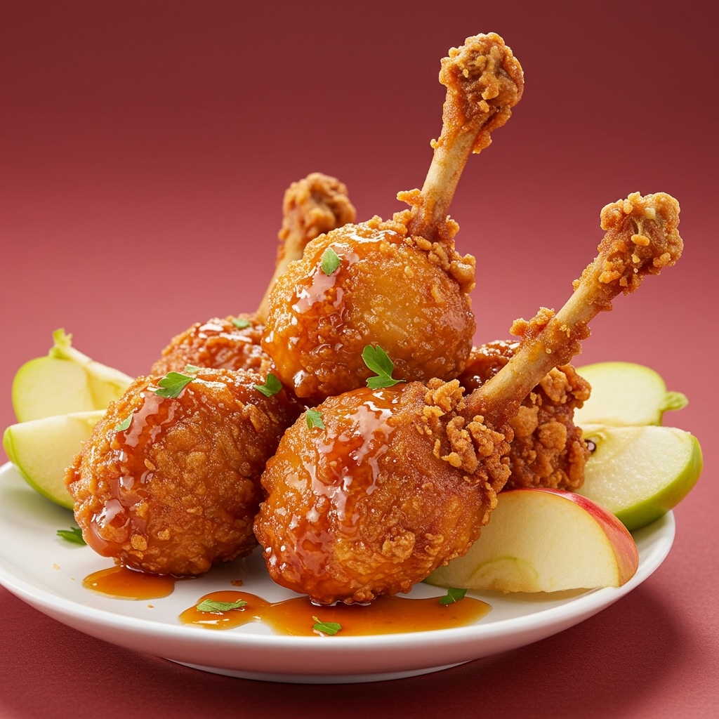 Apple Chicken lollipop