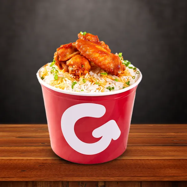 CHICKEN WINGS RICE